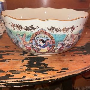 lenox disney snow white limited addition bowl
